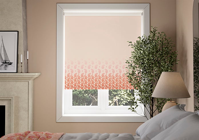 Petal & Block Paisley Mist, Sunset - Roller Blind - Image 3